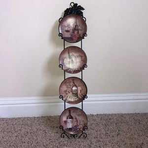 Cute wine decor tapestry